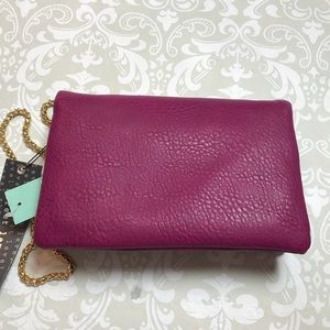 Crossbody faux leather purse